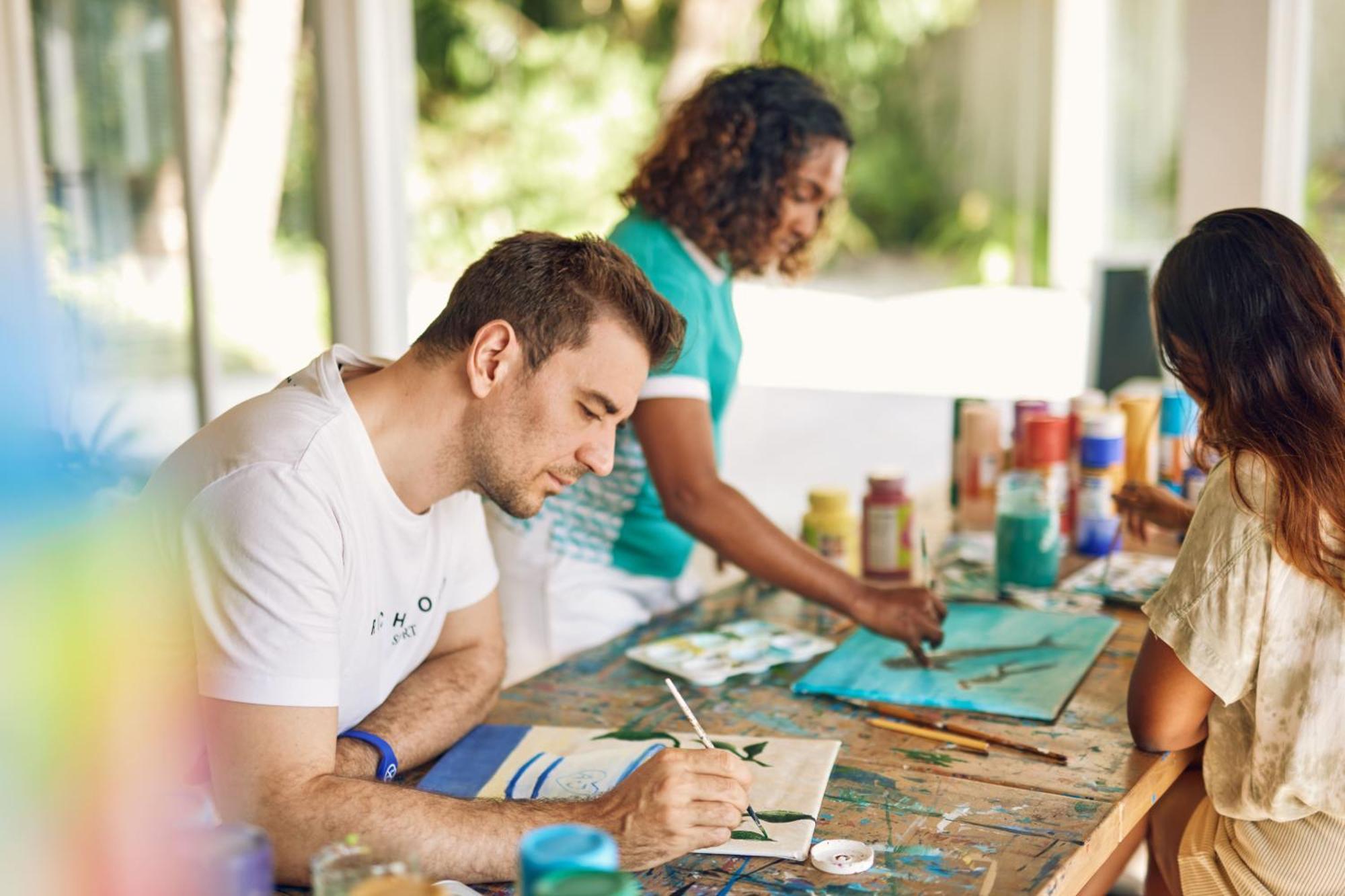 Kandima Maldives Kudahuvadhoo Exterior photo Students working on a project at the University of Roehampton