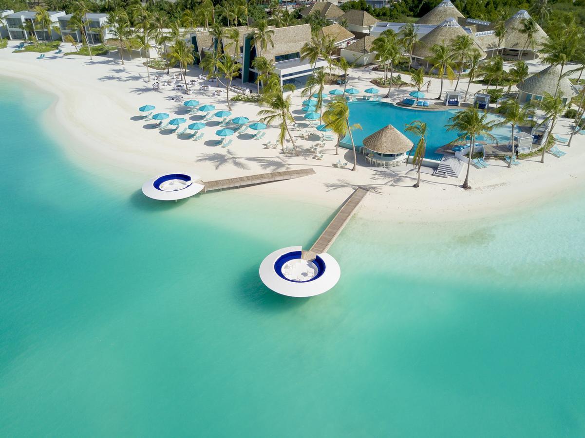 Kandima Maldives Kudahuvadhoo Exterior photo Aerial view of the beach at the resort