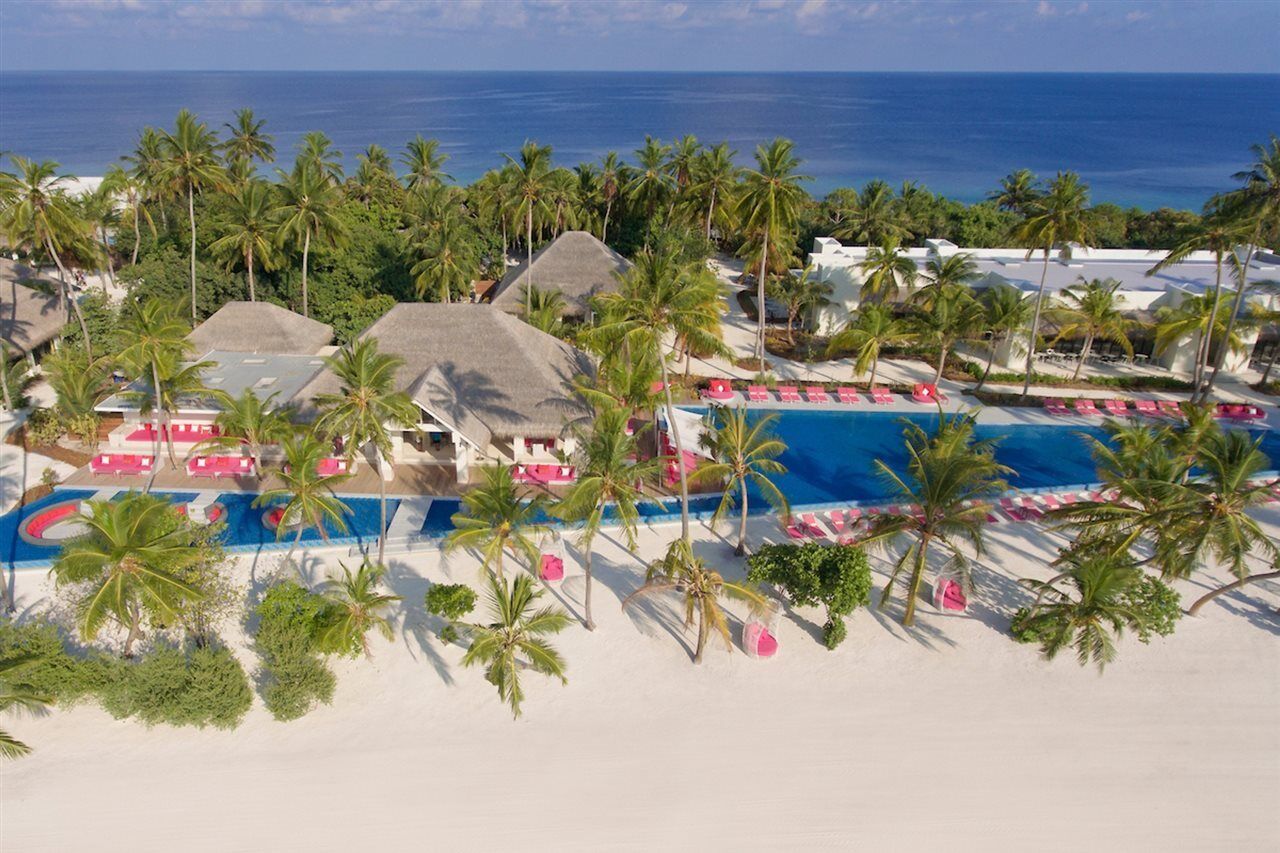 Kandima Maldives Kudahuvadhoo Exterior photo Aerial view of the resort